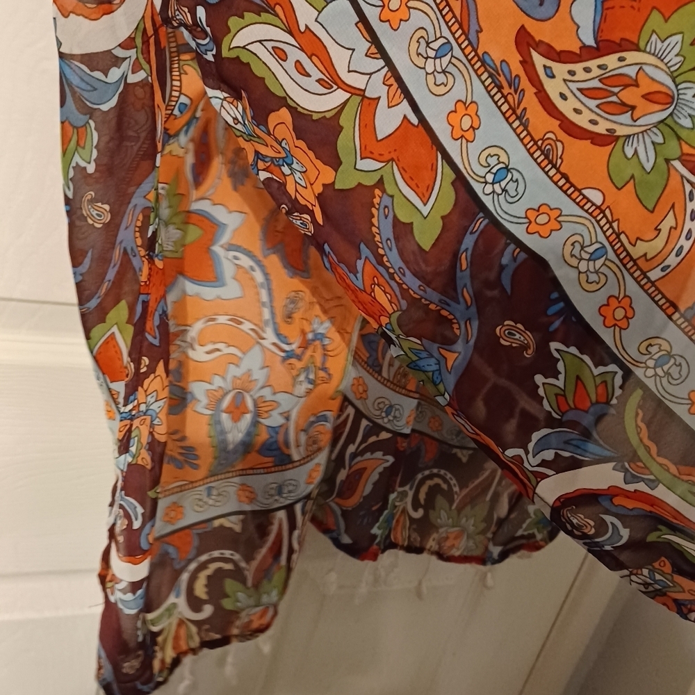 💰Bohemian Paisley Floral Kimono - Picture 5 of 8